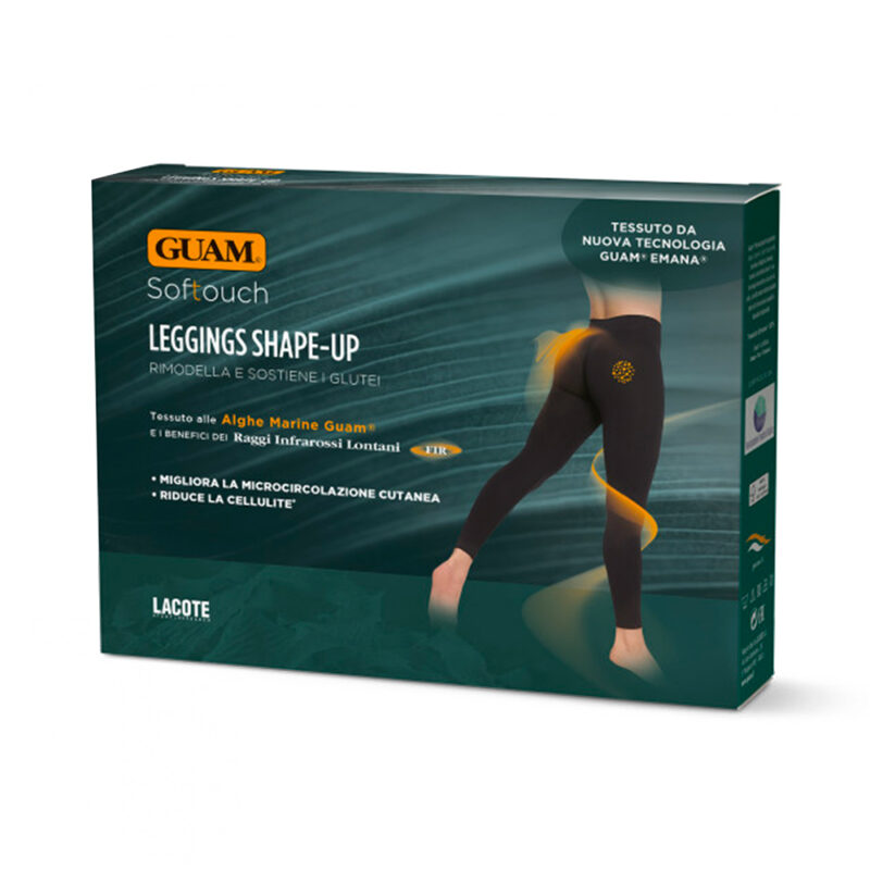 Guam Softouch Leggings Shape - Up - IL BENESSERE DA INDOSSARE - Taglie: XS-S: 38-40, S-M: 42-44, L-XL: 46-50 • COLORE: NERO
