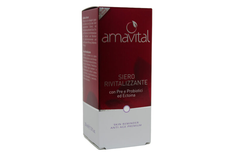 Siero Rivitalizzante SKIN REMINDER ANTI AGE PREMIUM - AMAVITAL da 30 ml