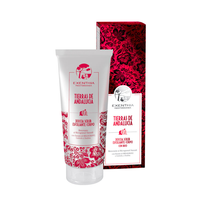 Doccia Scrub Esfoliante Corpo - Tierras de Andalucia - EXENTHIA MEDITERRANEA da 200 ml