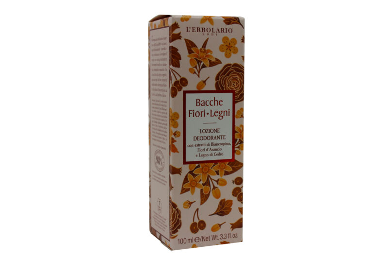 Lozione Deodorante BACCHE FIORI LEGNI - NOVITÀ da 100 ml