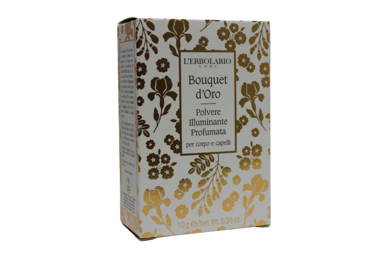 Polvere Illuminante Profumata per Corpo e Capelli - Edizione Limitata - BOUQUET D'ORO da 10 g