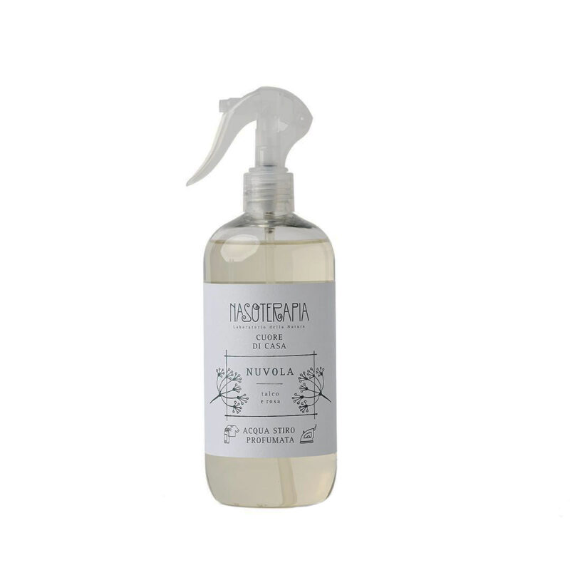Acqua Profumata Tessuti e Ambienti (Sacchettino Incluso) Talco e Rosa - Nuvola - NASOTERAPIA da 250 ml