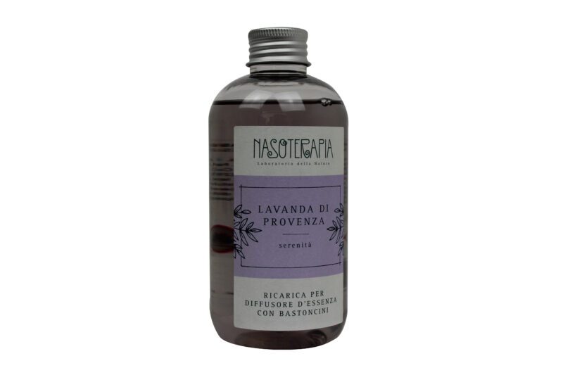 Ricarica per Diffusore d'Essenza con Bastoncini Lavanda di Provenza - Serenità - NASOTERAPIA da 250 ml